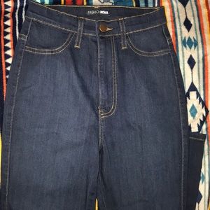 High Waist Skinny Jeans Dark Denim Size 5 NWOT